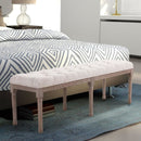 Wide Rectangular Tufted Bedside Seat by Lavishway | Benches & Storage Benches-42361