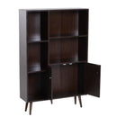2 Doors Free Standing Bookcase by Lavishway | Book Shelves and Cabinets-43673