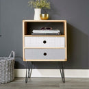 Wooden Side Table & Bedside Cabinet by Lavishway | Bedside Tables-43419