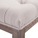 Wide Rectangular Tufted Bedside Seat by Lavishway | Benches & Storage Benches-42365