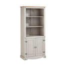 2 Door 3 Open Shelves Display Cabinet by Lavishway | Display Cabinet-39175