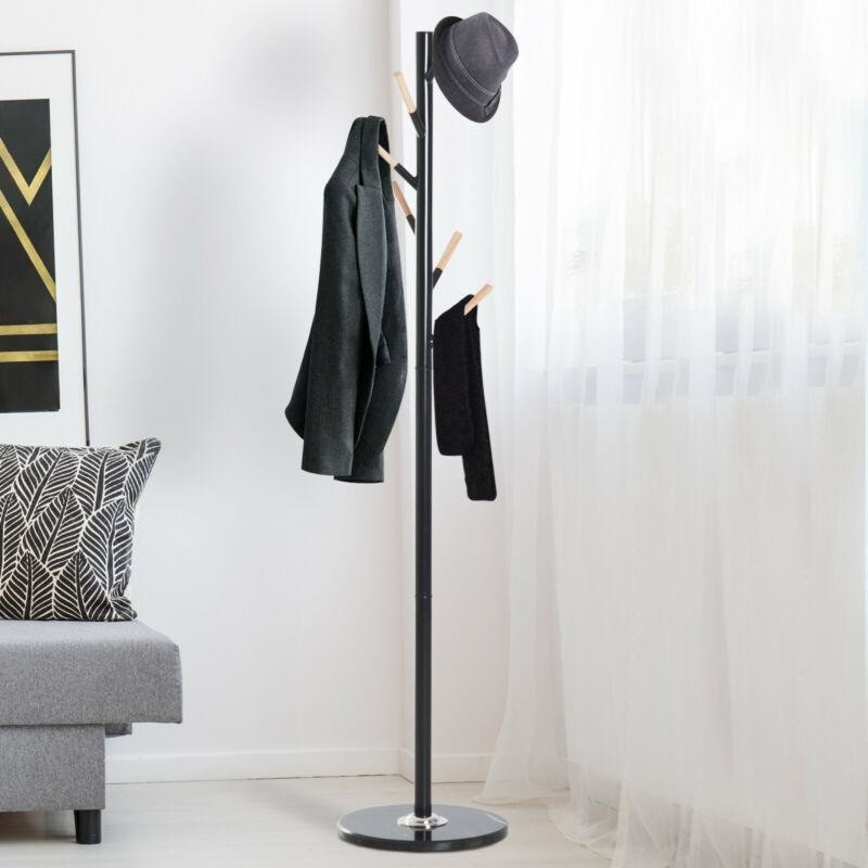 Wide Free Standing Coat & Hat Stand by Lavishway | Hall Trees-43712