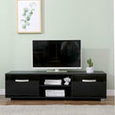 2 Doors 2 Open Shelves Modern Wide TV Unit by Lavishway | TV Units Cabinets-43048