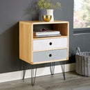 Wooden Side Table & Bedside Cabinet by Lavishway | Bedside Tables-43421