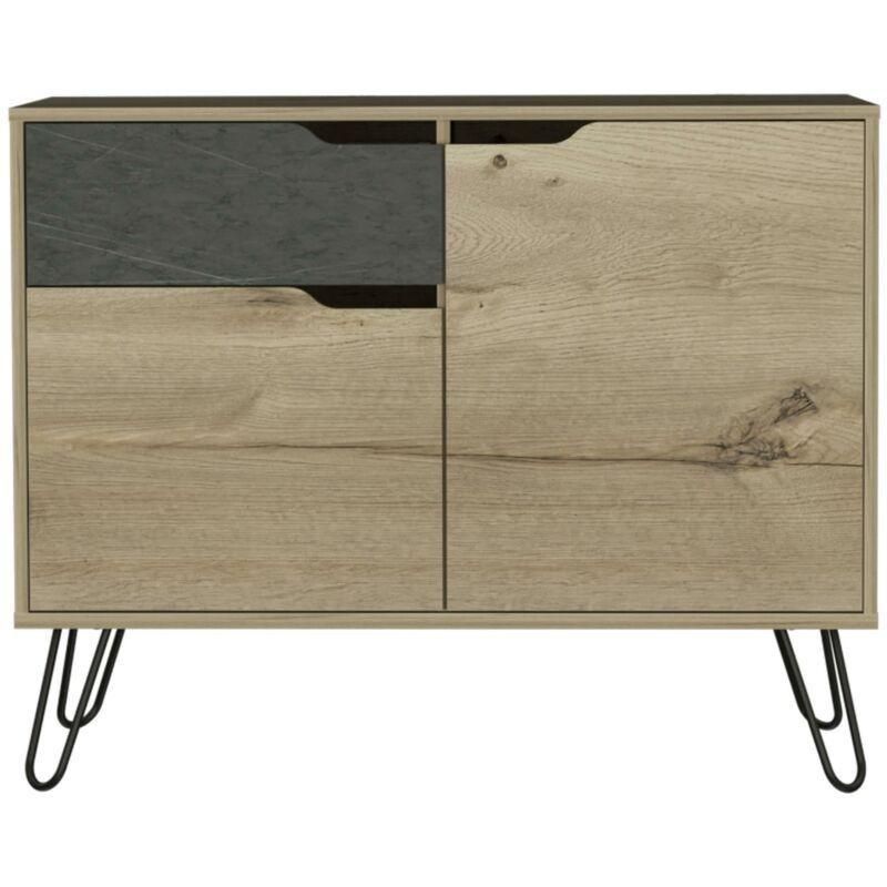 Stone Effect Melamine 2 Doors Sideboard by Lavishway | Sideboards-39261