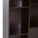 2 Doors Free Standing Bookcase by Lavishway | Book Shelves and Cabinets-43676