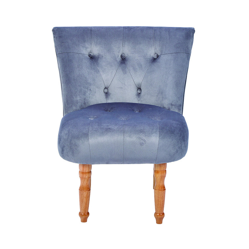 Lydia Velvet Dressing Table Chair by Lavishway | Dressing Table Chairs-37976