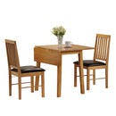 Palma 2 Seater Extendable Oak Dining Set by Lavishway | Dining Table Set-37847