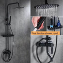 Wall Mounted Shower Set With Storage Bar by Lavishway | Shower Faucets-49302