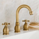 Antique Bronze 3 Hole Widespread Bathroom Tap by Lavishway | Bathroom Faucet-48873