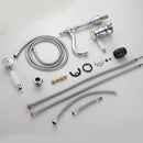 Vintage Style Chrome Plated Tap & Hand Shower by Lavishway | Bathtub Faucets-49645