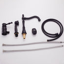 Roman Brass Bathroom Tap & Hand Shower Set by Lavishway | Bathtub Faucets-49560