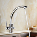 360° Rotatable Solid Brass Kitchen Tap by Lavishway | Kitchen Faucets-48734