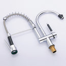 Chrome Rotatable Pull Down Spray Kitchen Tap by Lavishway | Kitchen Faucets-48687