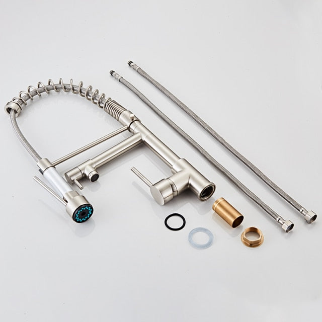 360 Degree Rotatable Pull Down Kitchen Tap by Lavishway | Kitchen Faucets-48785