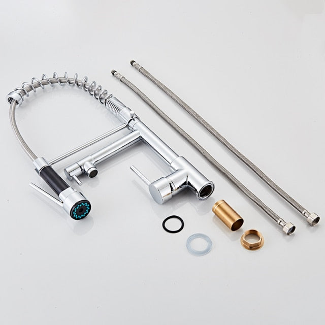 360 Degree Rotatable Pull Down Kitchen Tap by Lavishway | Kitchen Faucets-48787