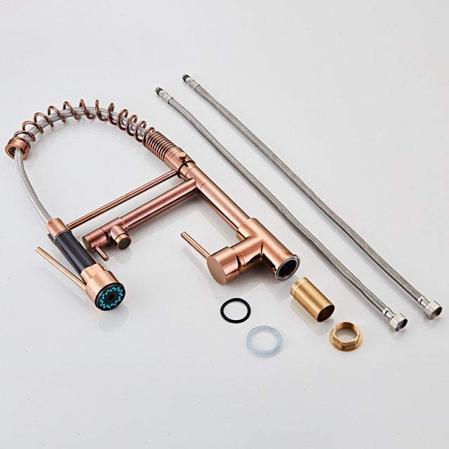 360 Degree Rotatable Pull Down Kitchen Tap by Lavishway | Kitchen Faucets-48786