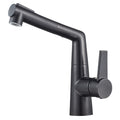 Black & Chrome Pull Out Bathroom Tap by Lavishway | Bathroom Faucet-49335