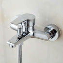 Chrome Finish Bathtub Tap & Hand Shower Set by Lavishway | Bathtub Faucets-49579