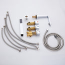 Chrome Finished Bathtub Shower & Tap Set by Lavishway | Bathtub Faucets-49667