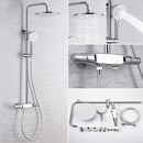 Contemporary Rainfall Dual Head Shower Set by Lavishway | Shower Faucets-49719