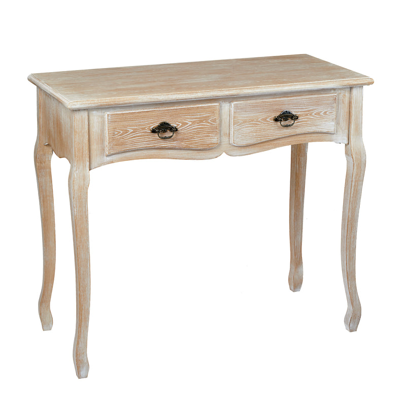 Provence Weathered Hand Crafted Console Table by Lavishway | Hallway Console Table-37735