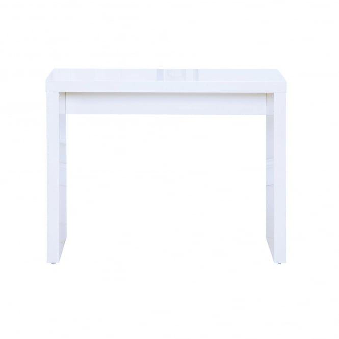 Puro White High Gloss Console Table by Lavishway | Hallway Console Table-32959