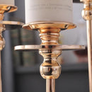 Golden Metal & Glass Candle Holder by Lavishway | Candle Holders-39874