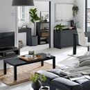 Puro High Gloss Charcoal Coffee Table by Lavishway | Coffee Tables-34178