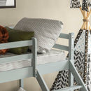 Sleeper Bunk Pine Wood Bed Frame by Lavishway | -10110