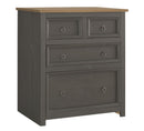 Grey Painted Solid Pine 4 Drawers Chest by Lavishway | Chest Of Drawers-43340