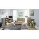 Grey Solid Wood 2 Drawer 2 Door Sideboard by Lavishway | Sideboards-43178