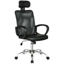 Black Executive Mesh Office Chair by Lavishway | Mesh Chairs-41459