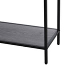 Grey Painted 2 Drawer Console Table by Lavishway | Hallway Console Table-44830