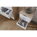 Chest of 3 Drawers in Oak With Wooden Legs by Lavishway | Chest Of Drawers-43510