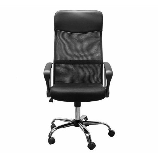 Executive Black High Back Office Chair by Lavishway | Mesh Chairs-42854