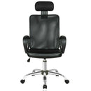 Black Executive Mesh Office Chair by Lavishway | Mesh Chairs-41460
