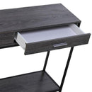 Grey Painted 2 Drawer Console Table by Lavishway | Hallway Console Table-44823