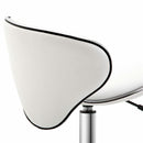Technician Faux White Adjustable Office Chair by Lavishway | Dressing Table Chairs-42658