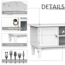 Modern Eco friendly Wooden TV Unit in White by Lavishway | TV Units Cabinets-39220