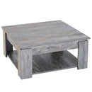 Grey Scratch Resistant Coffee Table by Lavishway | Coffee Tables-44793