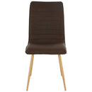 Upholstered Armless Dining Chair Set of 2 by Lavishway | Dining Chairs-43698