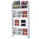 Wall-Mounted Bookshelf in White by Lavishway | Book Shelves and Cabinets-42507