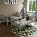 Wood Frame Solid Pine Bunk Bed by Lavishway | Wooden Beds-38975