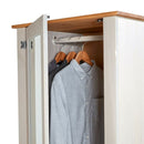 Corona Set of 3 Pine Wood Bedroom Set in Grey by Lavishway | Bedroom-39517