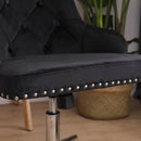 Adjustable Swivel Velvet Chair by Lavishway | Velvet Chairs-39313