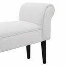 Padded Sofa White Bench Lounge by Lavishway | Benches & Storage Benches-44272