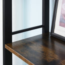 Industrial-Style 4 Shelf Bookcase by Lavishway | Book Shelves and Cabinets-44696