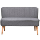 Modern Double Seat Sofa in Grey by Lavishway | Fabric Sofas-42625
