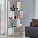 4 Tier White Wooden Display Shelving Unit by Lavishway | Bookcases & Shelves-44745